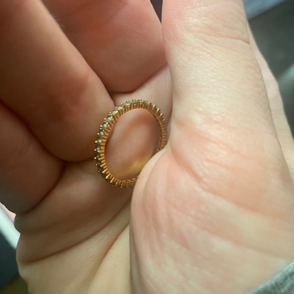 Swarovski Gold Plated Ring Size 6 ( 52 ) - Picture 3 of 3